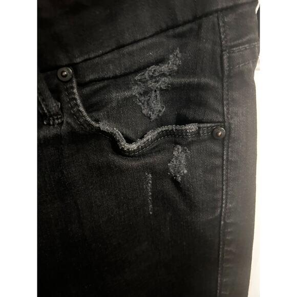 Mother Black Looker Ankle Fray Guilty as Sin Jeans Size 26 - Picture 7 of 9